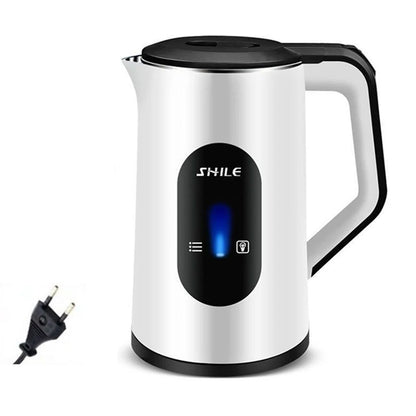 Jarra Eléctrica de Acero Inoxidable de 2.2L con Pantalla Digital, Apagado Automático y Hervido Rápido de 1500W