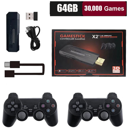 Consola Portátil X2 Plus – Pantalla 4K Ultra HD, 40000+ Juegos Retro, 128G, HDMI Inalámbrico, 50+ Emuladores