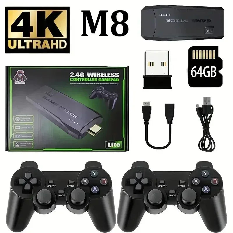 🎮 Consola Retro M8 para TV | 520 Juegos Integrados + Controles Inalámbricos

🔥 ¡Volvé a disfrutar los clásicos de los videojuegos!
La nueva consola M8 es ideal para niños y adultos, con un diseño moderno y elegant