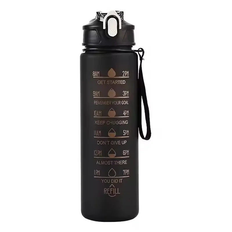 Botella Deportiva de 700 ml con Sorbete y Marcador de Medidas | Diseño Degradado Frosted
