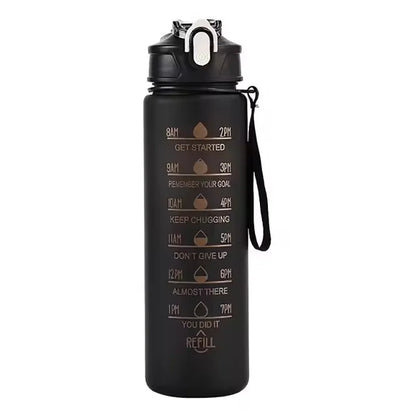 Botella Deportiva de 700 ml con Sorbete y Marcador de Medidas | Diseño Degradado Frosted
