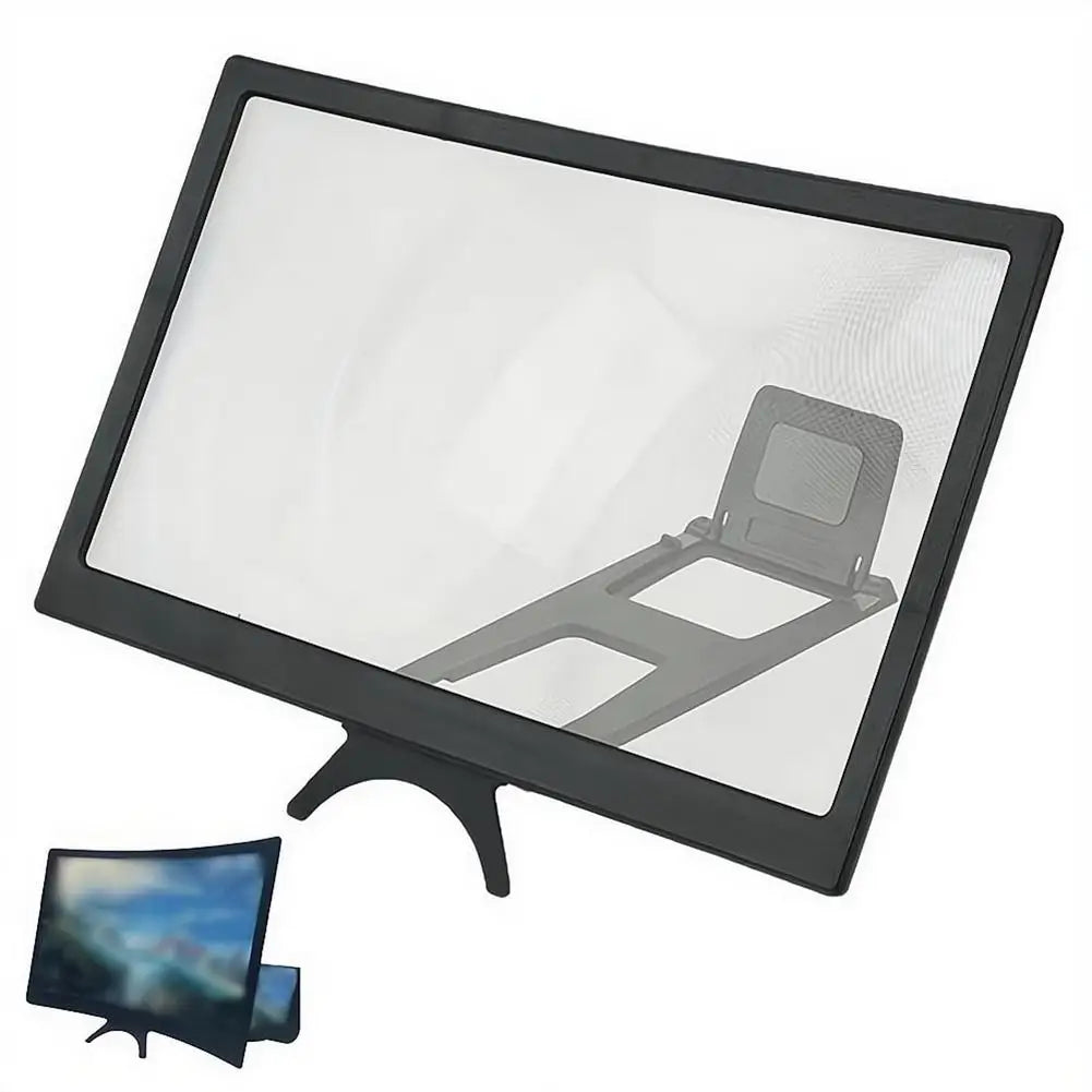 Lupa de Pantalla Curva para Móvil 12 Pulgadas HD – Amplificador Plegable y Portátil con Protección Visual