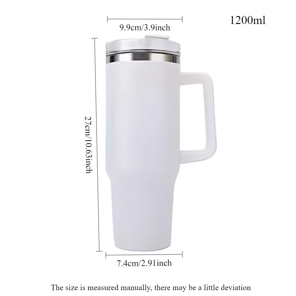 Vaso Térmico 1200 ml de Acero Inoxidable – Mantiene Bebidas Frías y Calientes por Más Tiempo