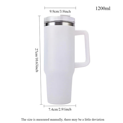 Vaso Térmico 1200 ml de Acero Inoxidable – Mantiene Bebidas Frías y Calientes por Más Tiempo