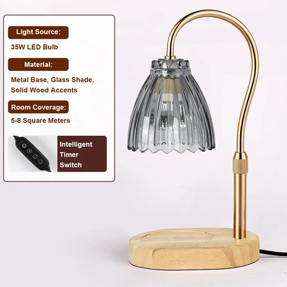 Calentador de Velas Eléctrico – Altura Ajustable y Regulable para Decoración del Hogar