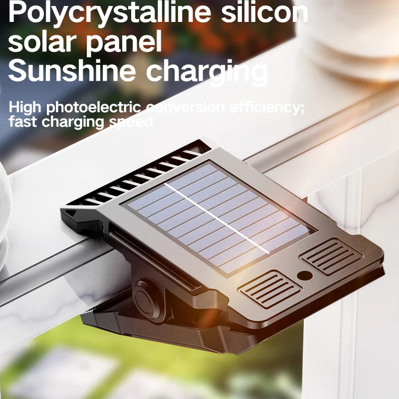 Lámpara Solar para Patio con Sensor de Movimiento – Luz Exterior Multifuncional para Jardín y Césped