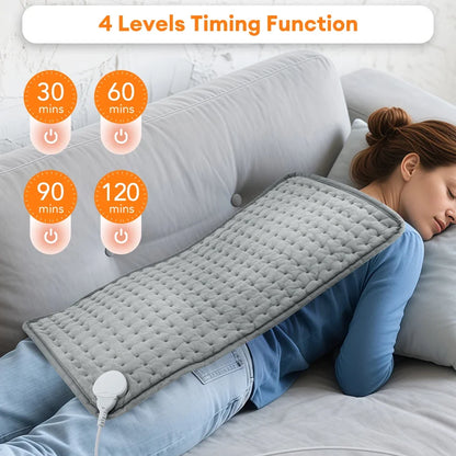 Almohadilla Térmica Eléctrica para Mascotas con 9 Niveles y Temporizador – Calefacción para Abdomen y Manos