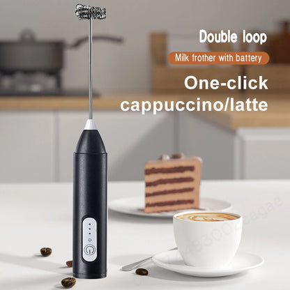 Batidor Eléctrico de Leche y Café de Mano – Espumador y Mezclador para Cocina