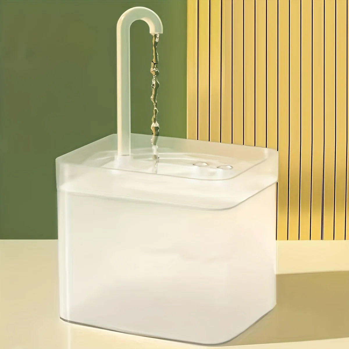 Dispensador de Agua Circulante 1.5L para Gatos y Perros – Fuente con Flujo Vivo y Bol de Alimentación