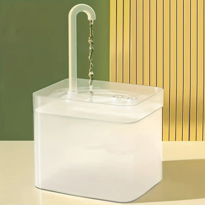 Dispensador de Agua Circulante 1.5L para Gatos y Perros – Fuente con Flujo Vivo y Bol de Alimentación