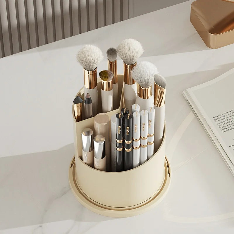 Caja Giratoria para Pinceles de Maquillaje – Renuevá tu Tocador con Fácil Almacenamiento