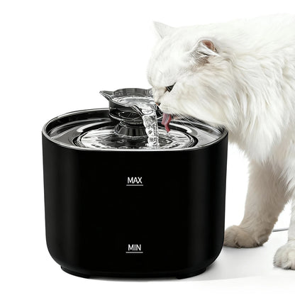 Dispensador de Agua Eléctrico Silencioso para Mascotas 2.2L USB con Filtro – Fuente Automática para Gatos