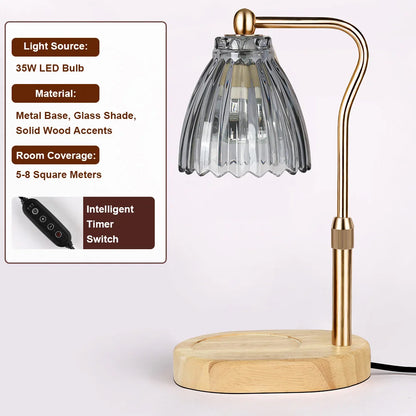 Calentador de Velas Eléctrico – Altura Ajustable y Regulable para Decoración del Hogar