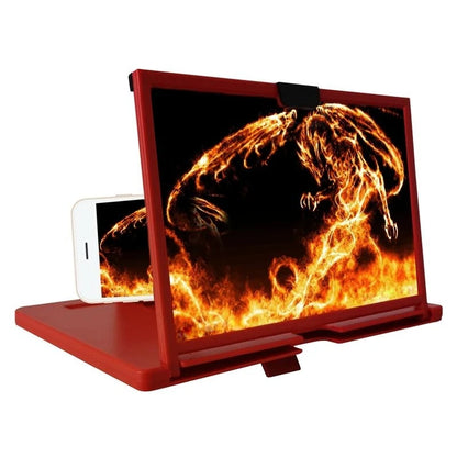 Amplificador de Pantalla 3D para Móvil 10/12 Pulgadas – Soporte Universal con Lupa HD