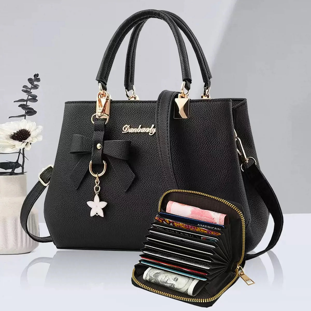 Bolso Coreano Elegante con Lazo para Mujer ✨ | Otoño e Invierno
