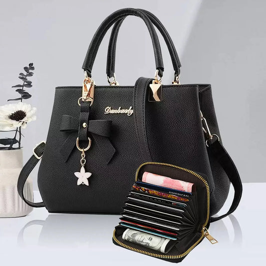 Bolso Coreano Elegante con Lazo para Mujer ✨ | Otoño e Invierno