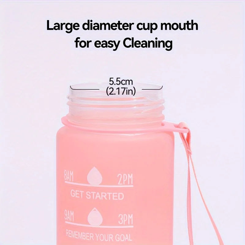 Botella Deportiva de 700 ml con Sorbete y Marcador de Medidas | Diseño Degradado Frosted