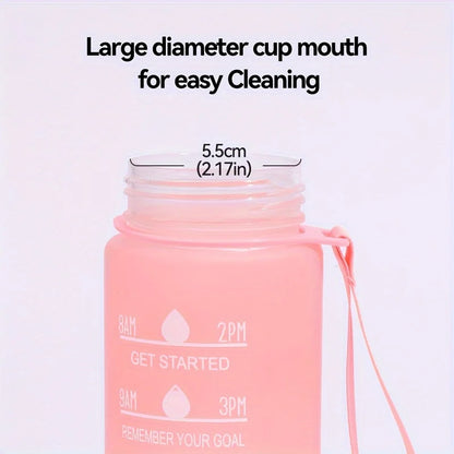 Botella Deportiva de 700 ml con Sorbete y Marcador de Medidas | Diseño Degradado Frosted