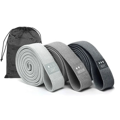 Bandas de Resistencia de Tela Antideslizantes – Entrenamiento de Glúteos, Piernas y Cuerpo en Casa