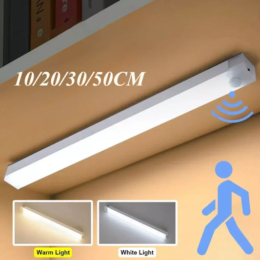 Lámpara LED Portátil con Sensor de Movimiento PIR – Recargable USB para Interior