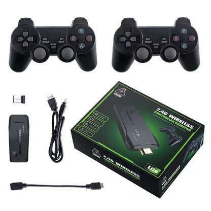 Consola Retro M8 – 9 Emuladores, 20000+ Juegos, 64GB, Control Inalámbrico 2.4GHz, Salida 4K HDMI para TV