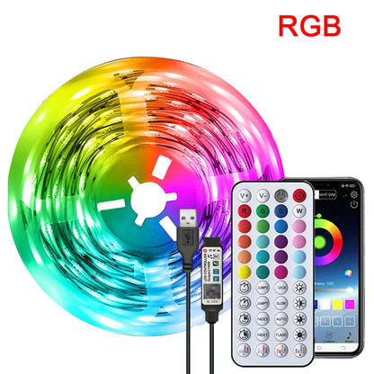 Tira LED RGB con Sincronización Musical y Control por APP – Decoración Hogar y TV