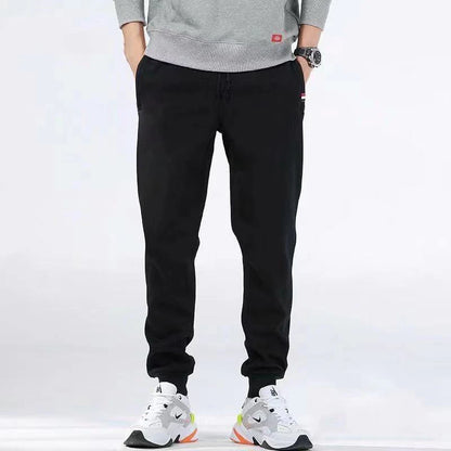 Pantalón de Jogging Forrado para Hombre – Polar Grueso, Estilo Casual Invierno