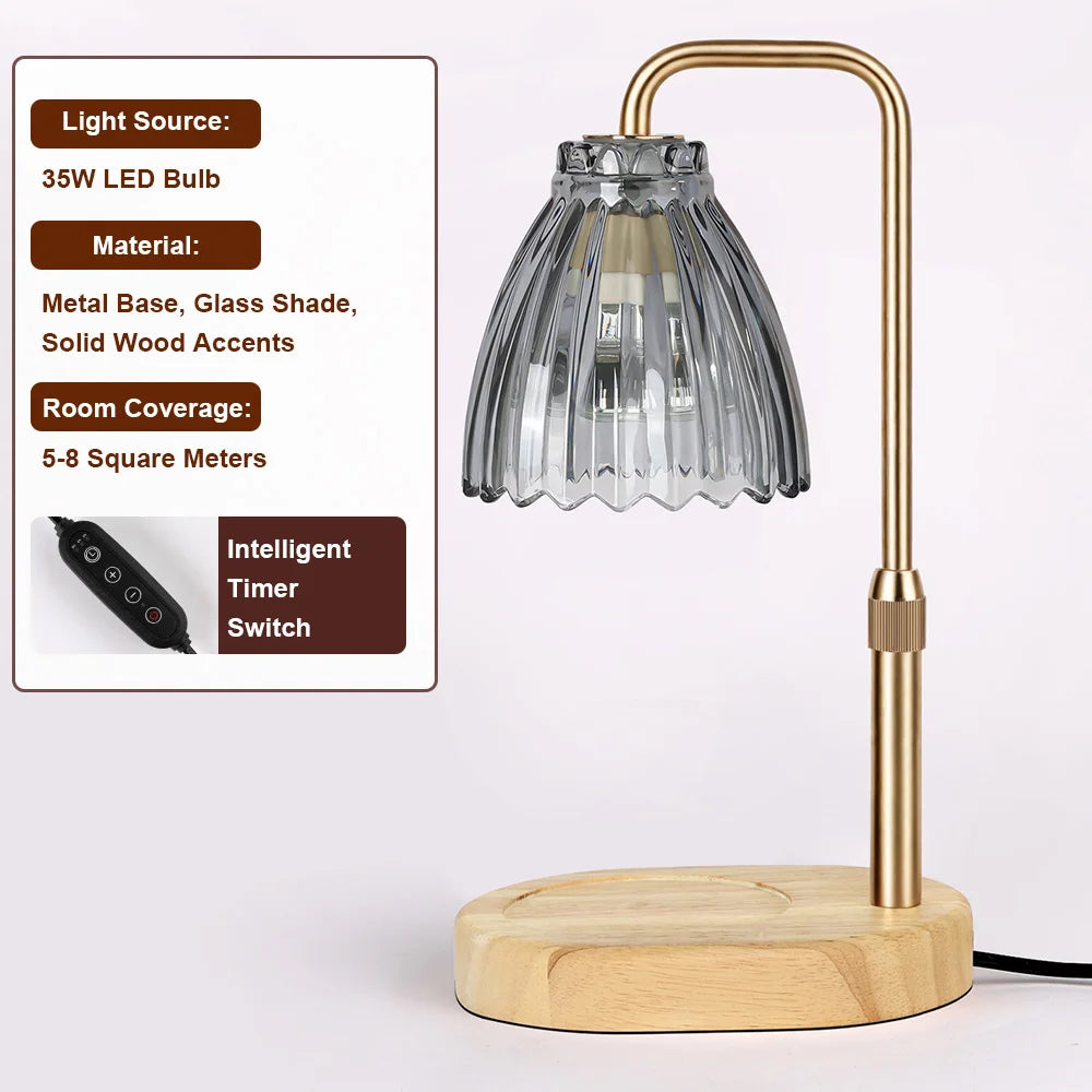 Calentador de Velas Eléctrico – Altura Ajustable y Regulable para Decoración del Hogar