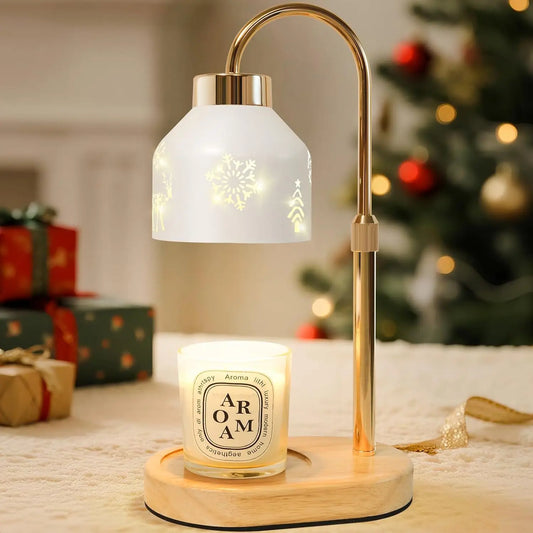 Calentador de Velas Vintage – Lámpara Eléctrica para Decoración Retro del Hogar