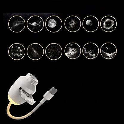 Lámpara Proyectora HD Galaxy 2026 USB – Luz Nocturna Cielo Estrellado Decoración Romántica