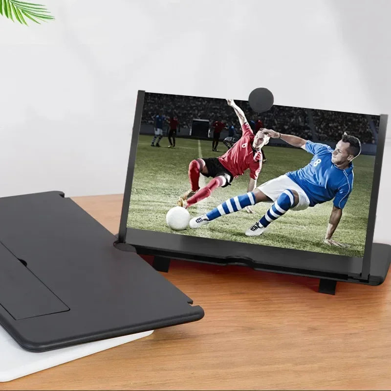 Lupa de Pantalla para Móvil 12/10 Pulgadas 3D HD – Amplificador para Adultos Mayores, Cine en Casa y Viajes