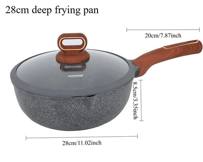 Set de Ollas y Sartenes Antiadherentes de Cerámica DONNOR – Cocina Fácil y Profesional