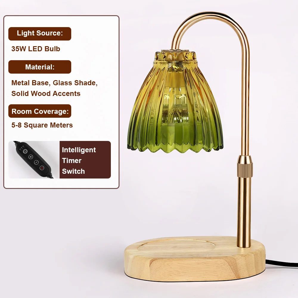 Calentador de Velas Eléctrico – Altura Ajustable y Regulable para Decoración del Hogar