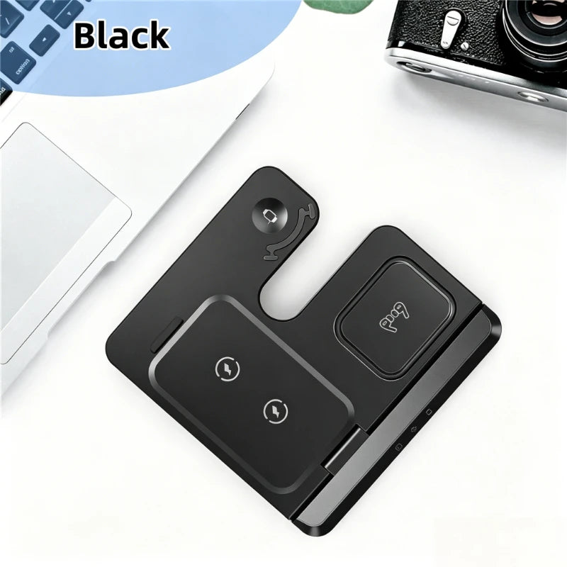 Estación de Carga Inalámbrica 3 en 1 – Carga Rápida para Samsung Galaxy, Watch y Buds