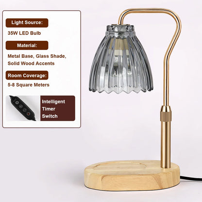 Calentador de Velas Eléctrico – Altura Ajustable y Regulable para Decoración del Hogar
