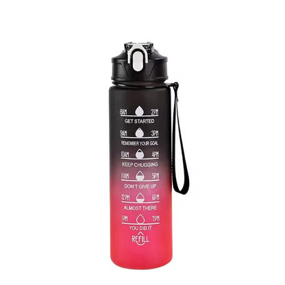 Botella Deportiva de 700 ml con Sorbete y Marcador de Medidas | Diseño Degradado Frosted