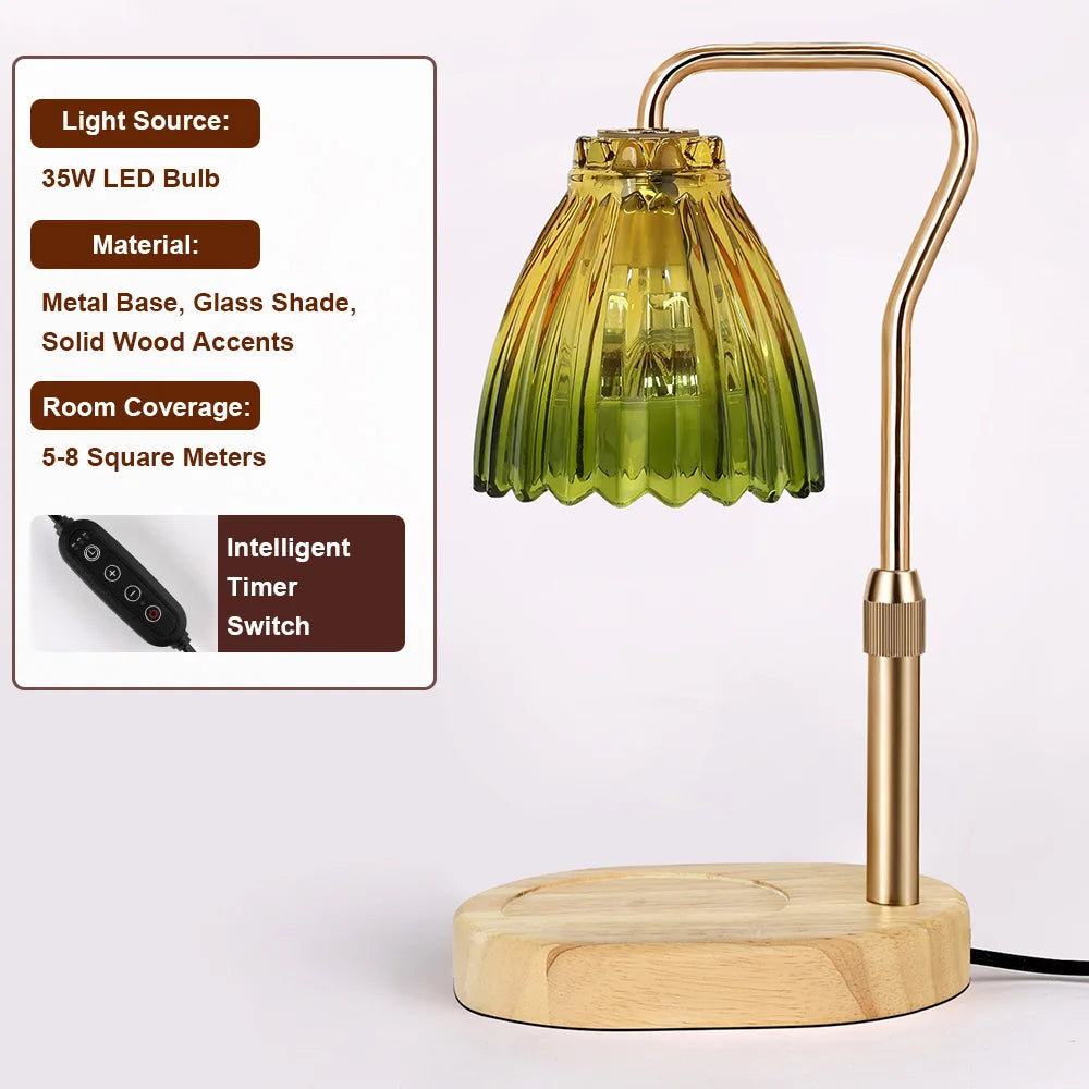 Calentador de Velas Eléctrico – Altura Ajustable y Regulable para Decoración del Hogar