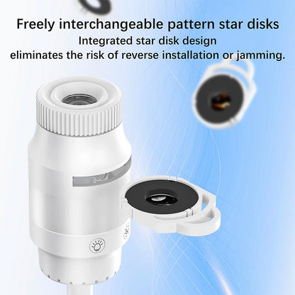 Proyector Cielo Estrellado USB HD – Enfoque Ajustable para Auto y Dormitorio