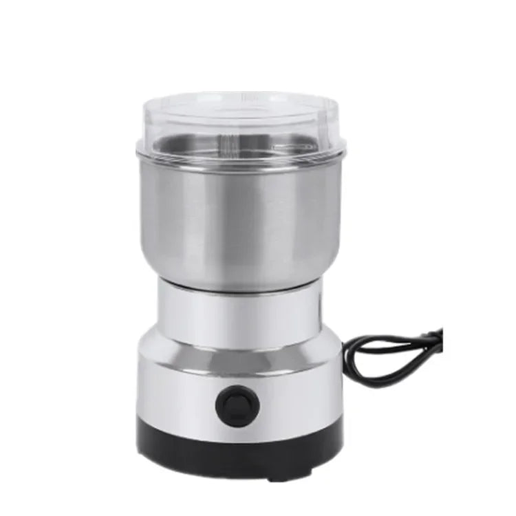 Molinillo Eléctrico Multifuncional con Cuchilla de 4 Filos – Café, Cereales, Nueces y Especias