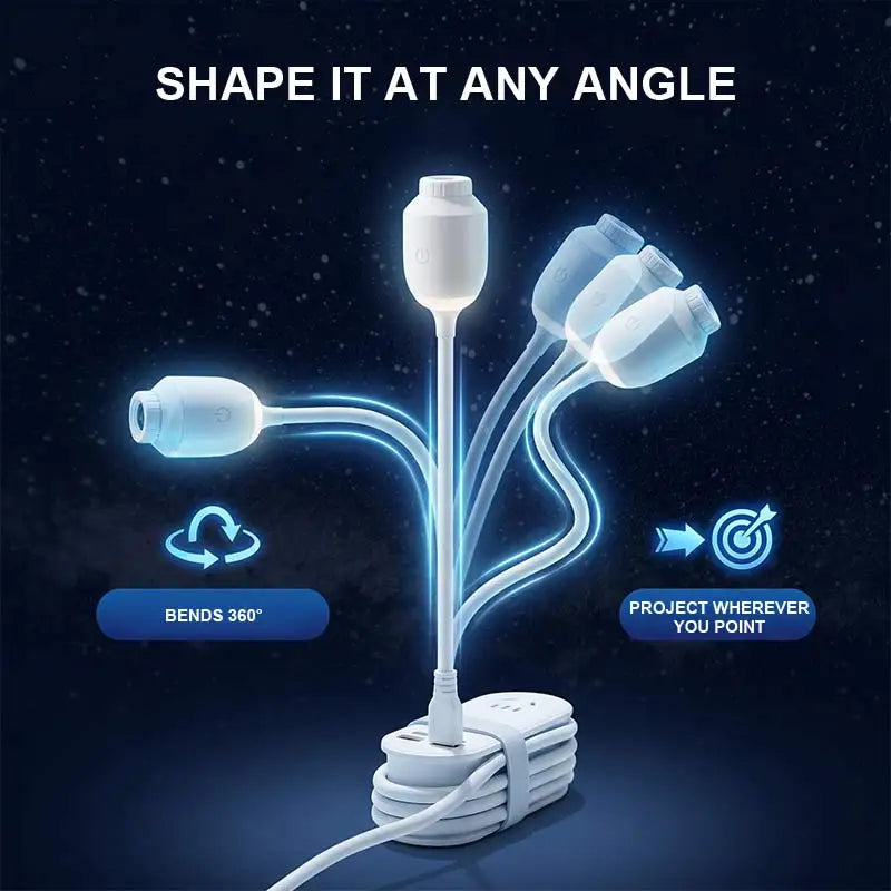 Lámpara Proyectora HD Galaxy 2026 USB – Luz Nocturna Cielo Estrellado Decoración Romántica
