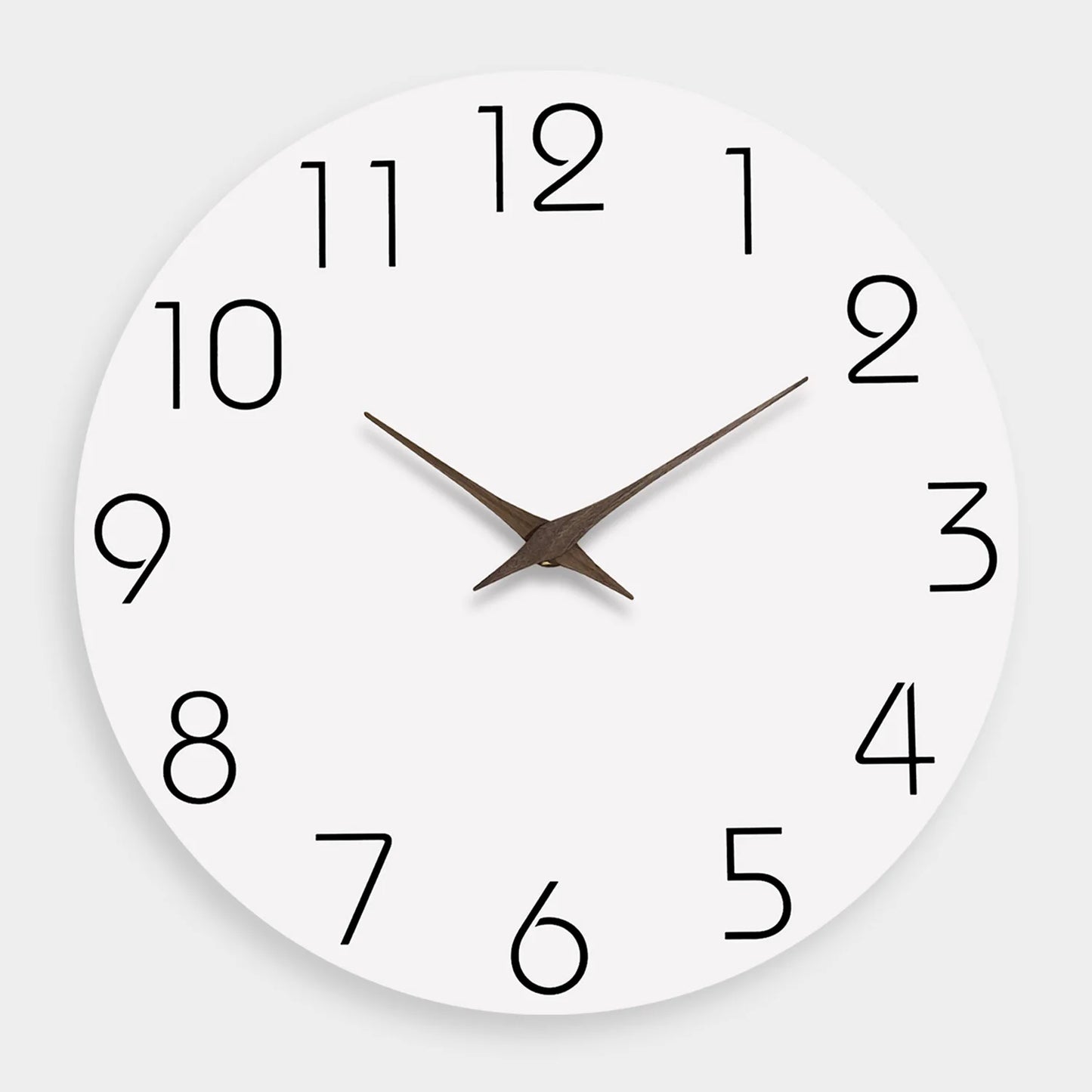 Reloj de Pared Moderno de Madera – Movimiento Silencioso de Cuarzo para Hogar