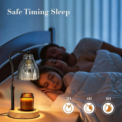Calentador de Velas Eléctrico – Altura Ajustable y Regulable para Decoración del Hogar