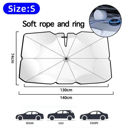 Parasol Plegable para Parabrisas de Auto 2024 – Protector UV y Térmico para Ventana Delantera