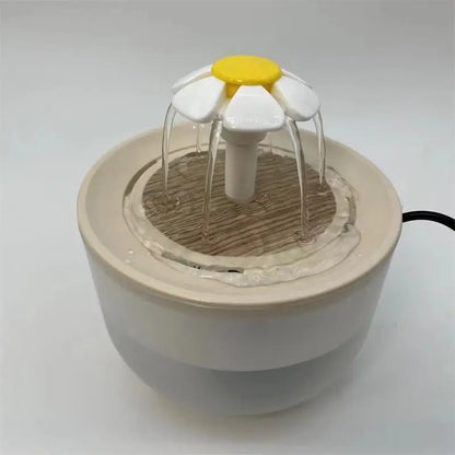Fuente de Agua Automática para Mascotas con Filtro USB 1200ml – Silenciosa para Gatos y Perros