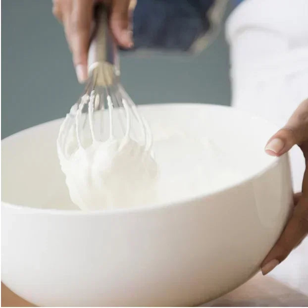 Batidor Manual de Acero Inoxidable 10" – Ideal para Huevos, Cremas, Salsas y Repostería