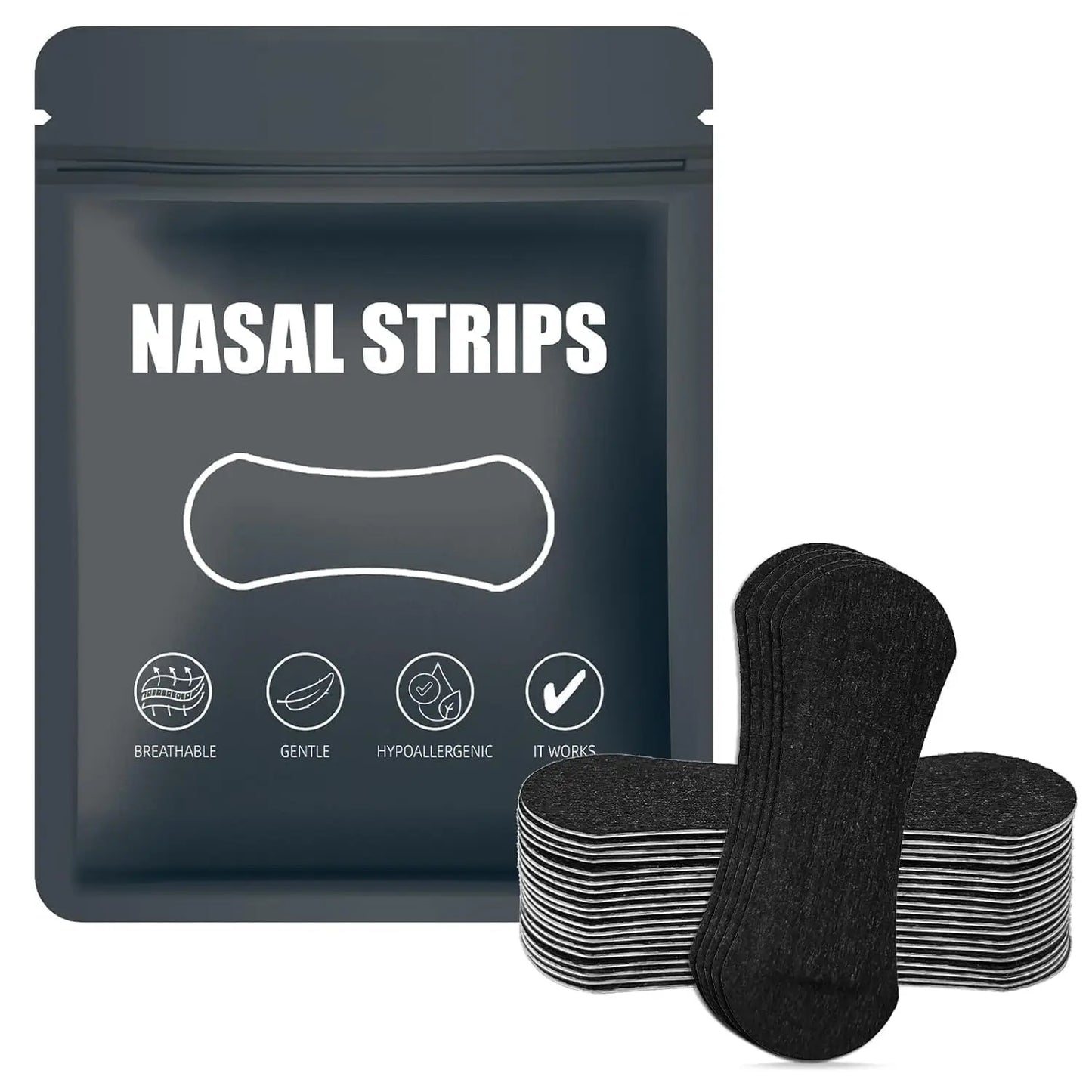 Tiras Nasales Antirronquidos 2 en 1 para Mejorar la Respiración, Cinta Bucal Antirronquidos, Expansor Nasal para Mejorar el Sueño y Reducir los Ronquidos