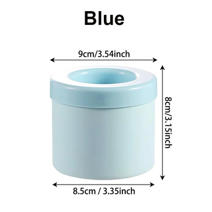 Cubitera de Silicona Portátil Redonda – Molde para Hielo, Enfriador de Vino y Bebidas