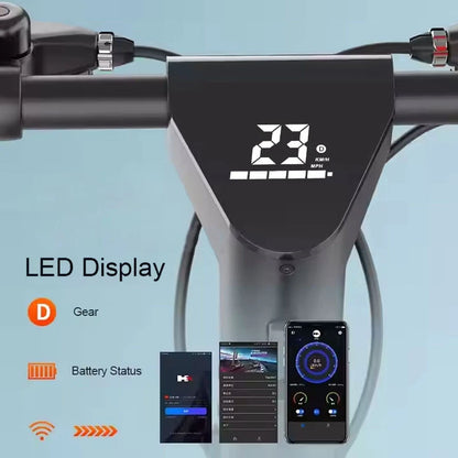 Scooter Eléctrico de Alta Potencia HX X9 – 100km de Autonomía, Motor 36v/48v, Plegable