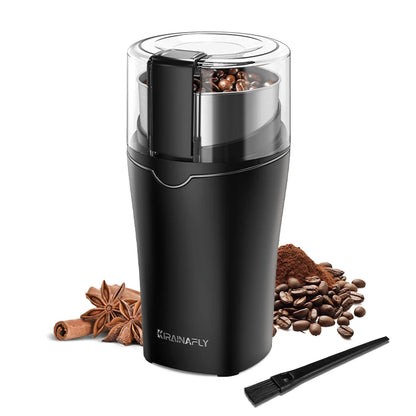 Molinillo de Café Profesional 300W con Vaso Desmontable de Acero Inoxidable – Especias, Hierbas y Granos