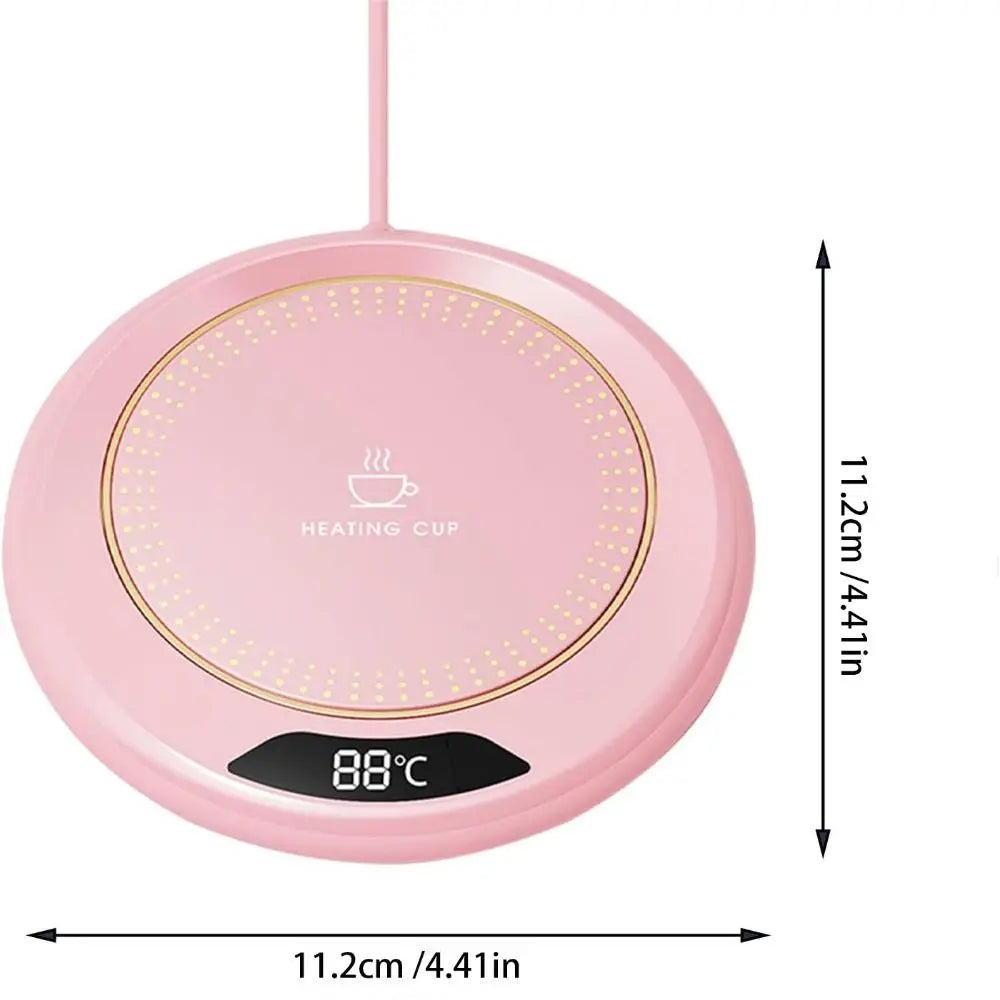 Posavasos Calentador de Temperatura Constante con 3 Ajustes de Temperatura, Portátil, USB